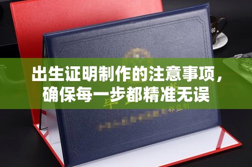 灌南出生证明制作的注意事项，确保每一步都精准无误