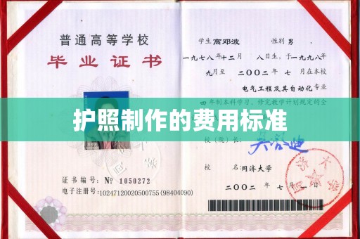灌南护照制作的费用标准