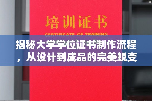 灌南揭秘大学学位证书制作流程，从设计到成品的完美蜕变